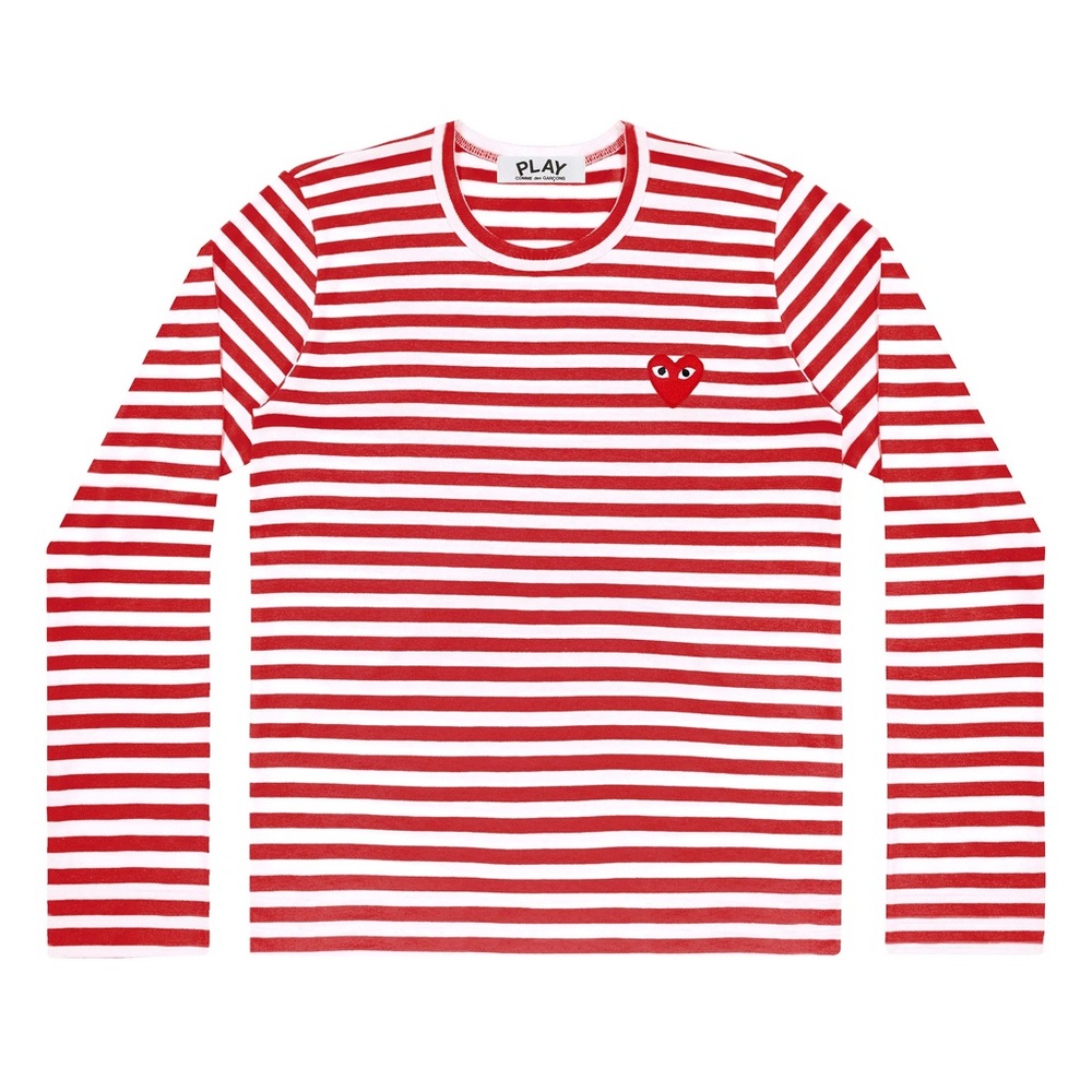 Play Comme des Garçons striped long sleeve shirt